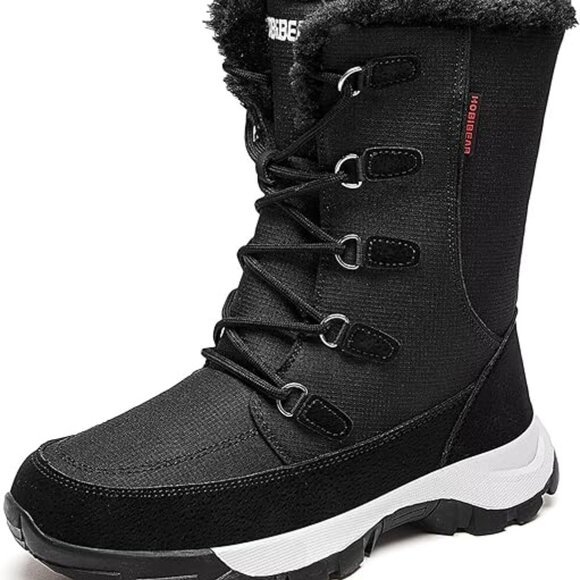 Comfortable Booties For Women Women's Waterproof Winter Snow Boots Ladies Warm Slip On Ankle Booties... Rain Snow Boots Women